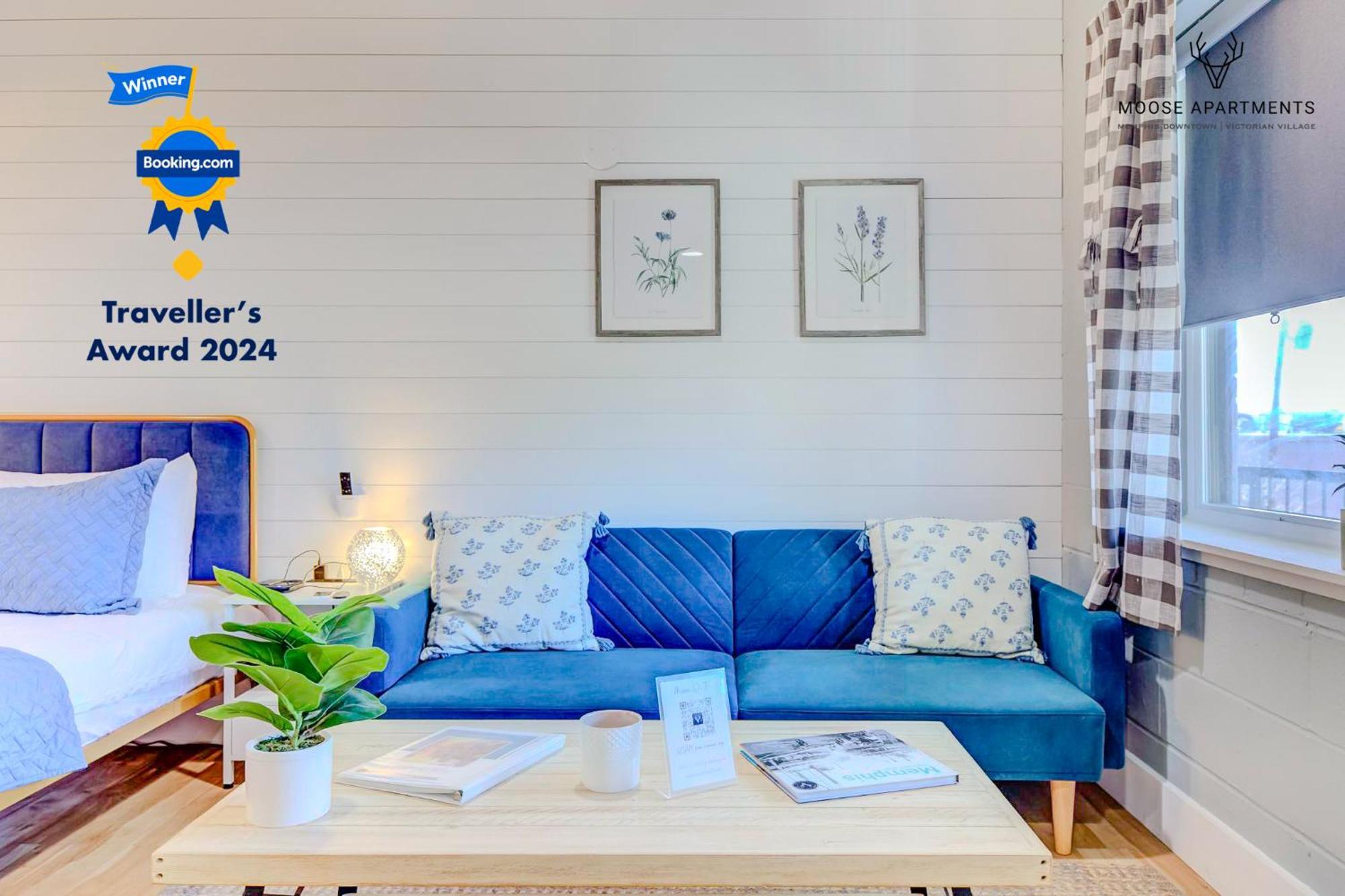 The Moose #8 - Modern Luxe Loft With King Bed & Free Parking & Wifi Leilighet Memphis Eksteriør bilde
