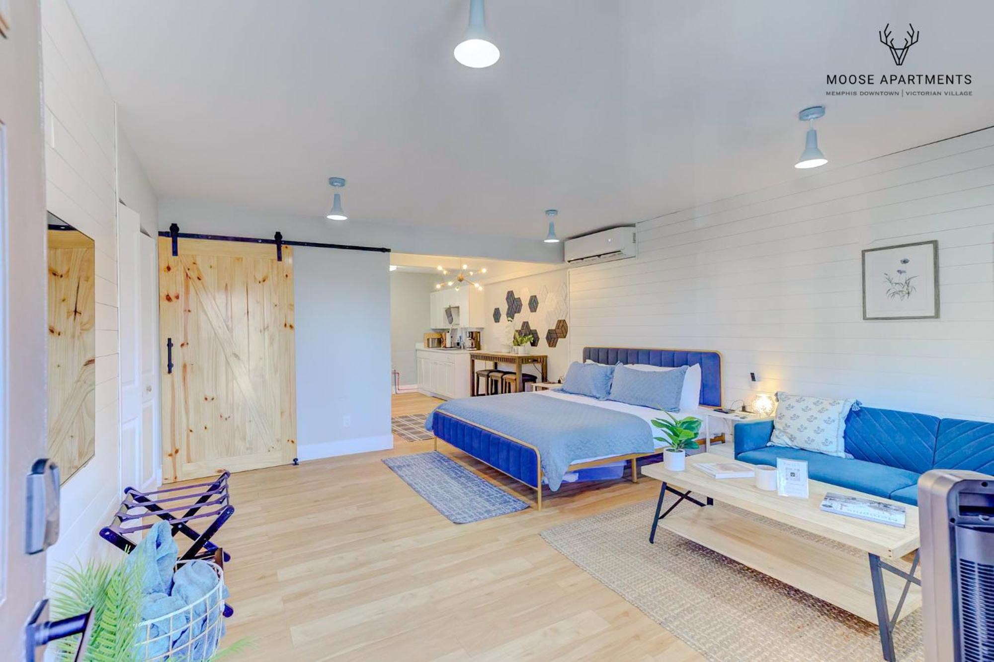 The Moose #8 - Modern Luxe Loft With King Bed & Free Parking & Wifi Leilighet Memphis Eksteriør bilde