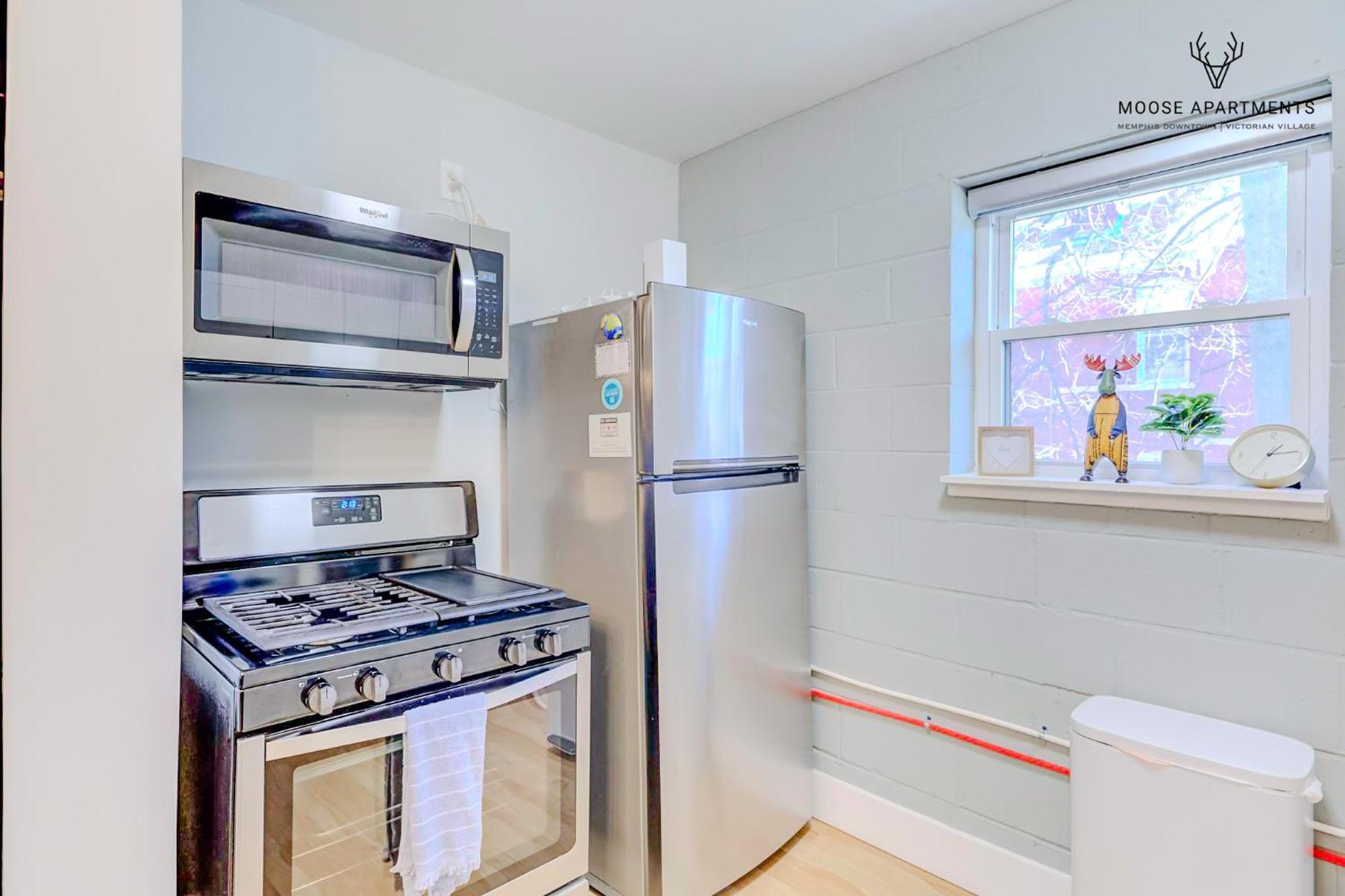 The Moose #8 - Modern Luxe Loft With King Bed & Free Parking & Wifi Leilighet Memphis Eksteriør bilde