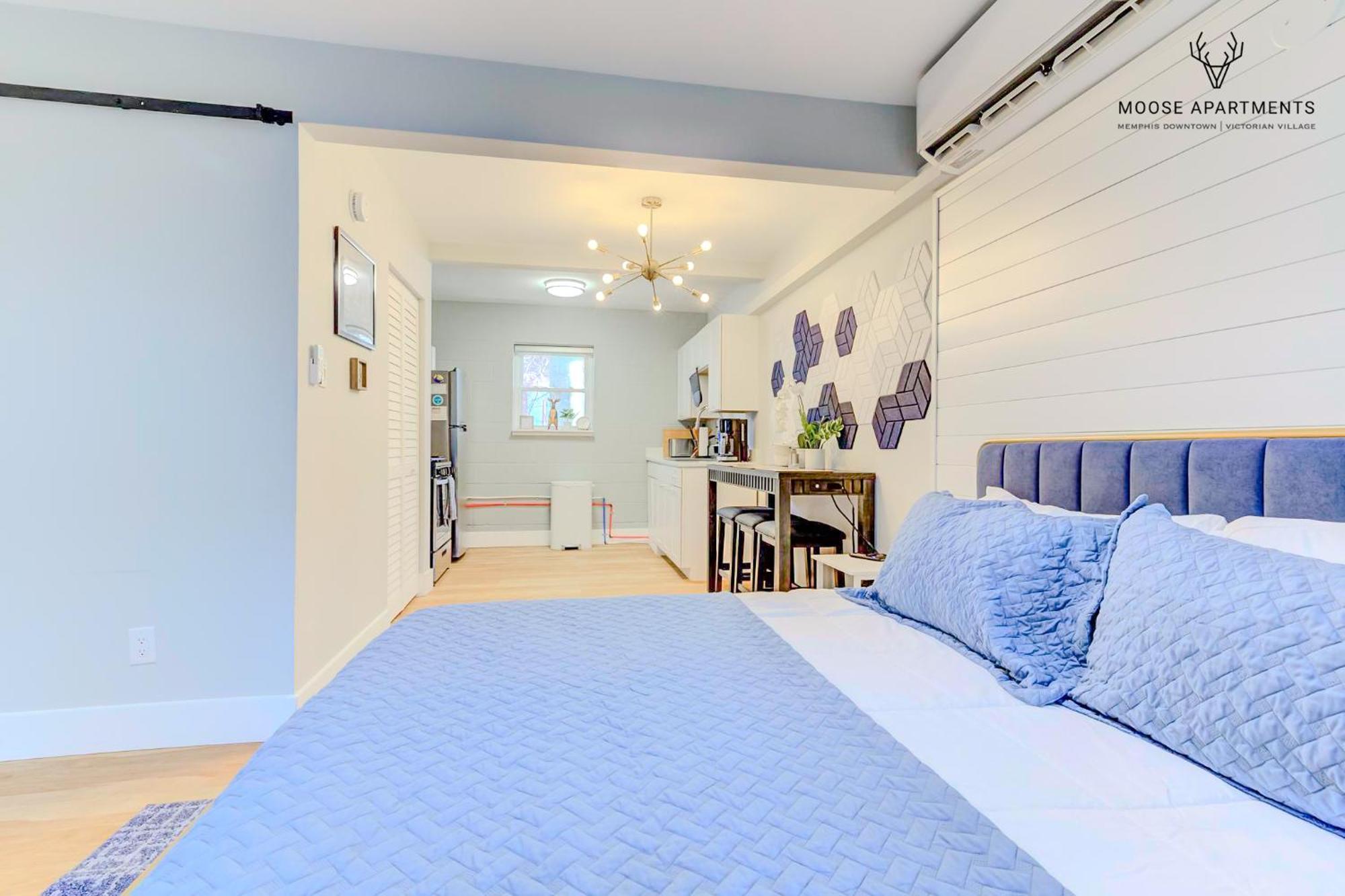 The Moose #8 - Modern Luxe Loft With King Bed & Free Parking & Wifi Leilighet Memphis Eksteriør bilde