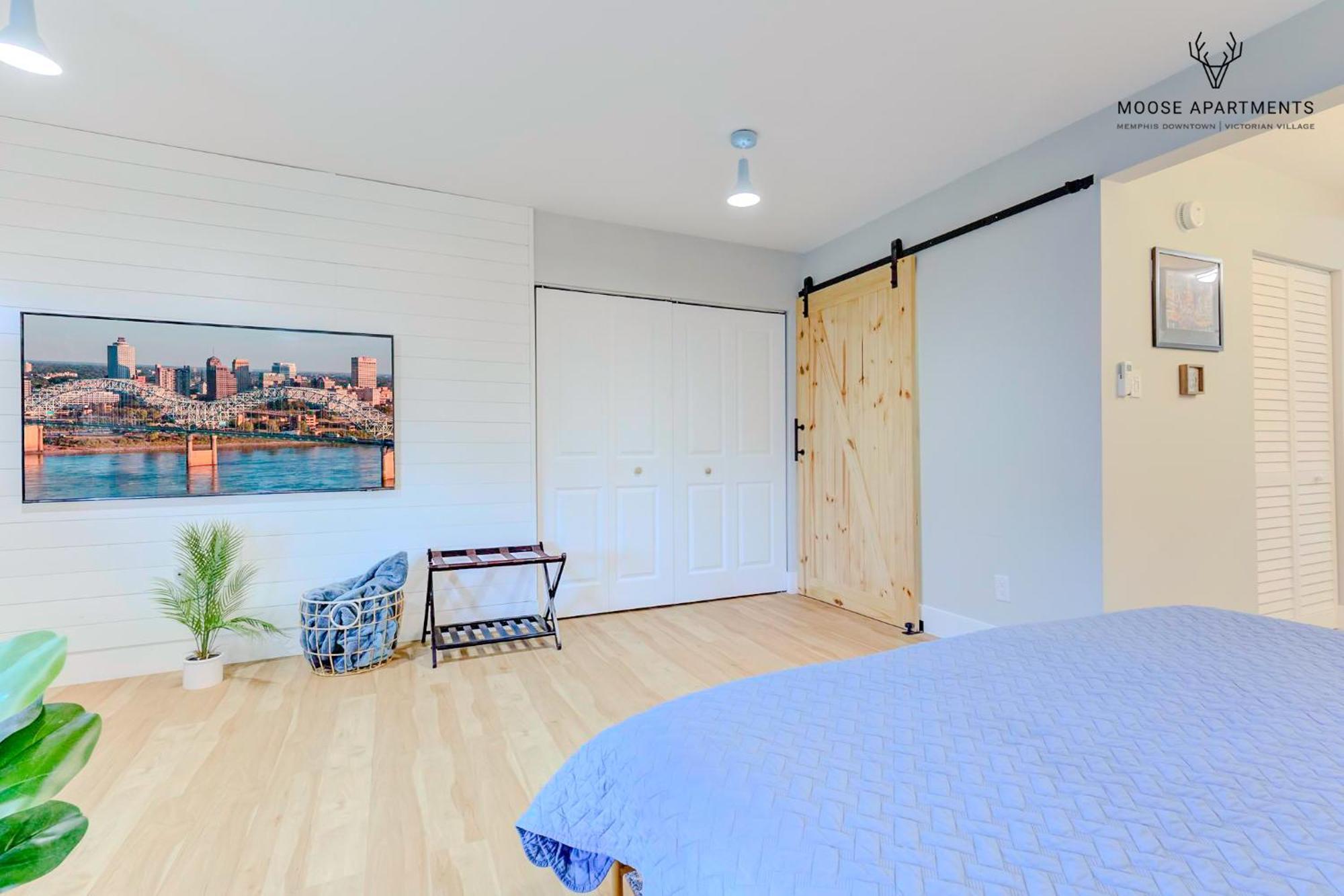 The Moose #8 - Modern Luxe Loft With King Bed & Free Parking & Wifi Leilighet Memphis Eksteriør bilde